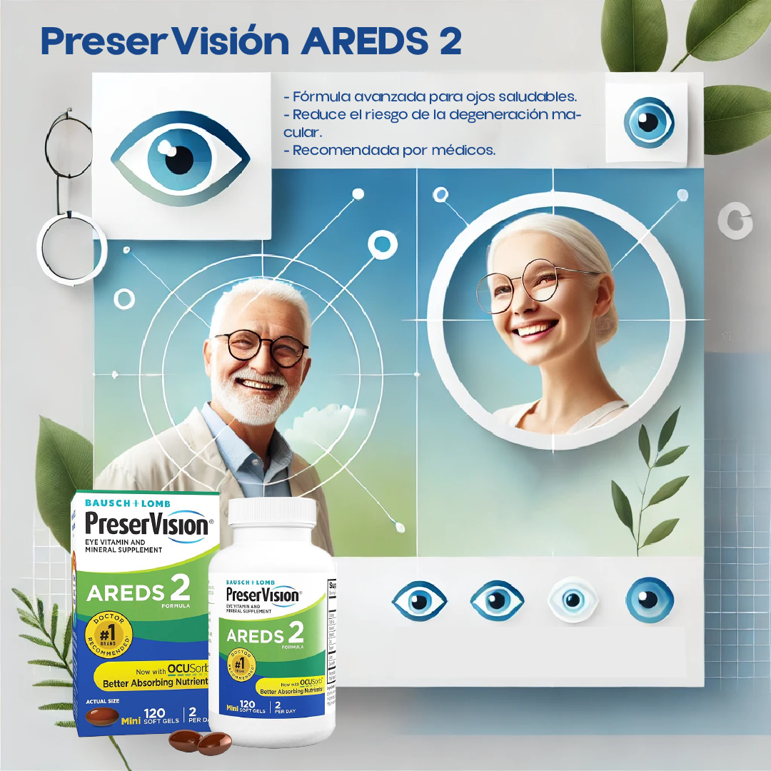 PreserVision™+:👀✨Protege tu visión y reduce el cansancio ocular con una cápsula diaria