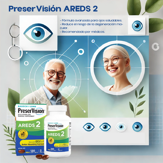 PreserVision™+:👀✨Protege tu visión y reduce el cansancio ocular con una cápsula diaria