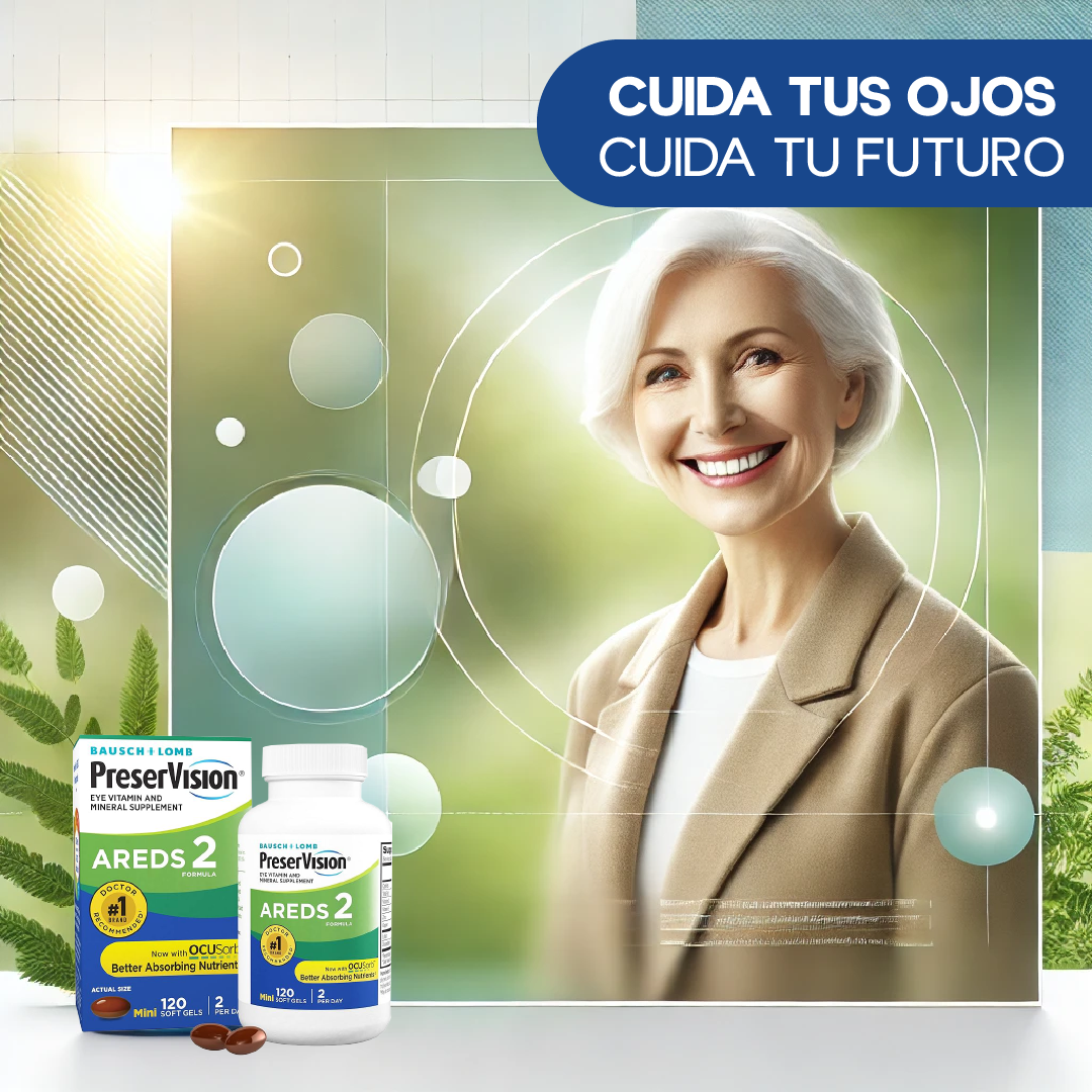PreserVision™+:👀✨Protege tu visión y reduce el cansancio ocular con una cápsula diaria