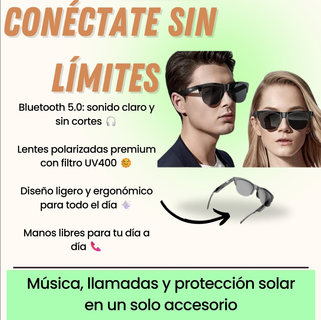 Lentes Smart Bluetooth – Tecnología y Estilo en un Solo Accesorio