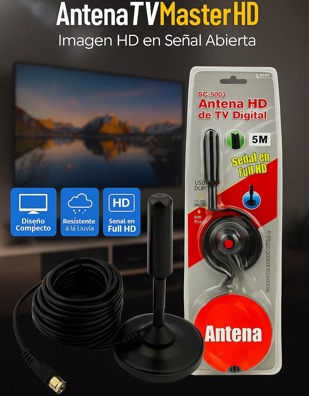 Antena TVMaster HD – La Nueva Era de la Televisión en tu Hogar