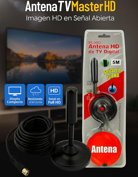 Antena TVMaster HD – La Nueva Era de la Televisión en tu Hogar