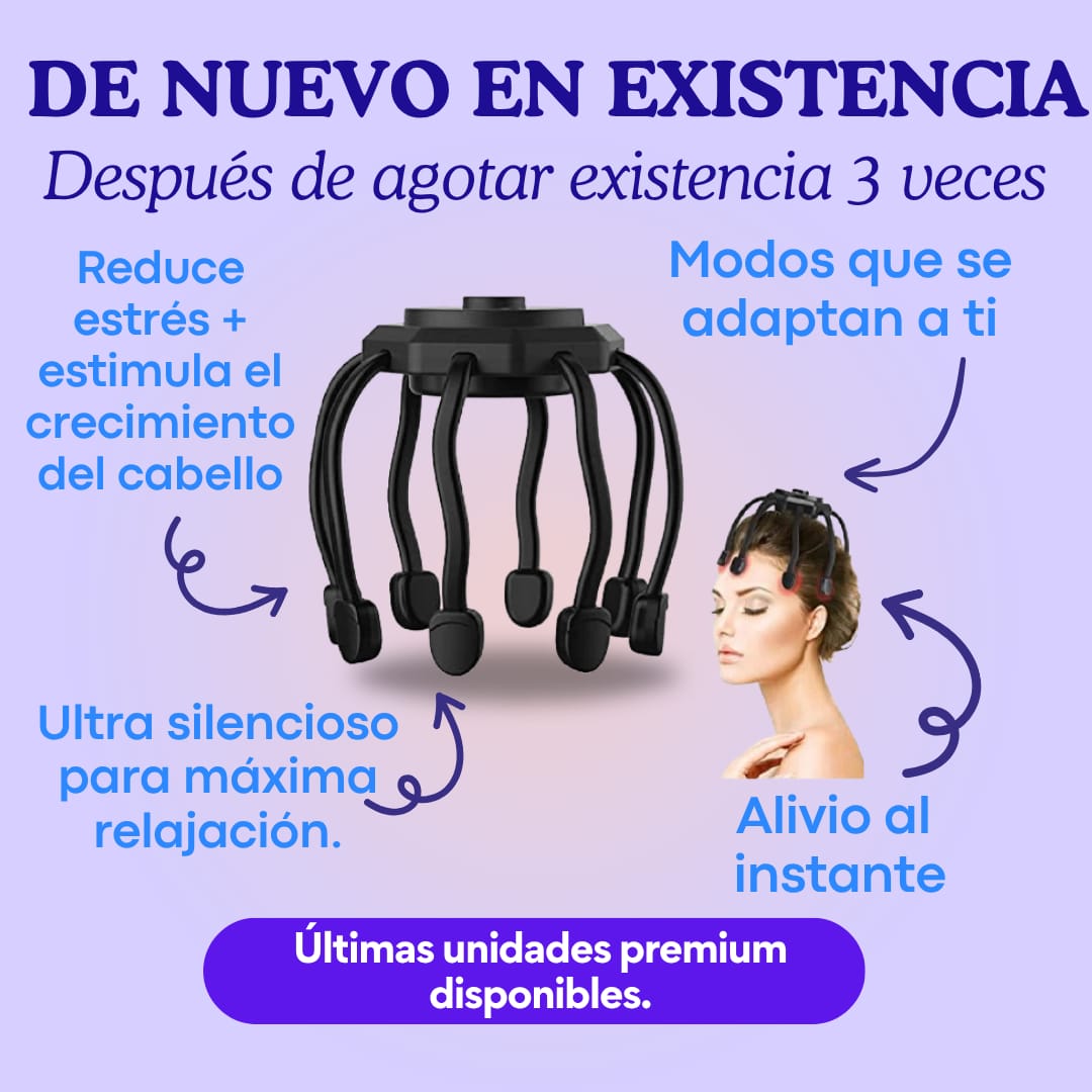 Masajeador Electrónico Premium para Cuero Cabelludo