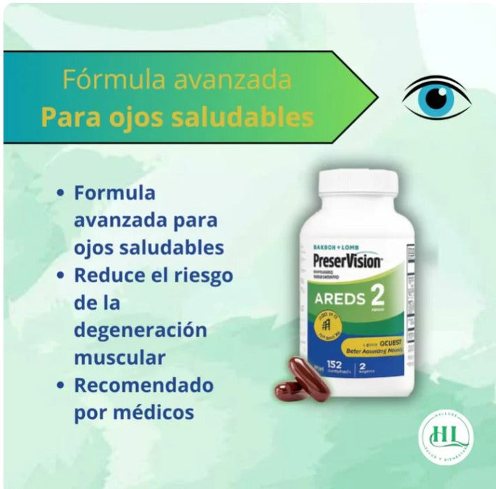 PreserVision™+:👀✨Protege tu visión y reduce el cansancio ocular con una cápsula diaria