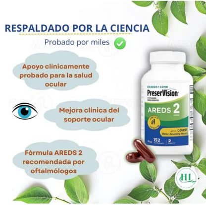 PreserVision™+:👀✨Protege tu visión y reduce el cansancio ocular con una cápsula diaria